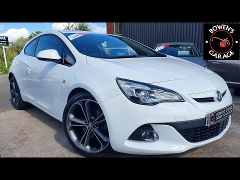 2015 (15) Vauxhall Astra GTC 1.4T LTD Edition 3Dr in Summit White. Just 19k Miles. Local Car. £8995