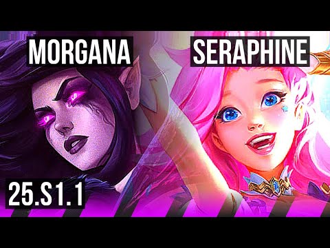 MORGANA & Miss Fortune vs SERAPHINE & Ezreal (SUP) | KR Diamond | 25.S1.1