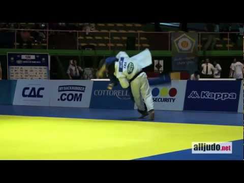 World Cup Rome 2012 : Dragin (GRA) - Le Blouch (FRA) - TOP IPPON - harai-tsuri-komi-ashi
