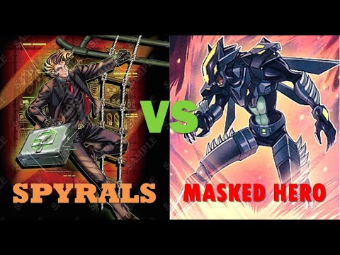 YuGiOh Duels - Link Spyrals vs Masked Hero