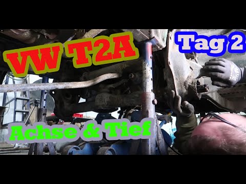 VW T2A Bulli Achse + Tiefer