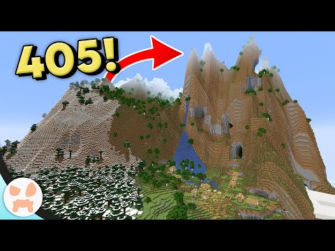 What If Minecraft Mountains Were 500 Blocks Tall?