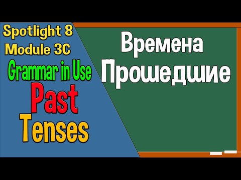 Spotlight 8 Модуль 3C. Past Tenses. Времена Прошедшие