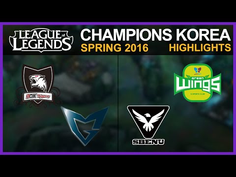 [Highlights] ROX vs SSG & JAG vs SBE / W3D4 / LCK Spring 2016