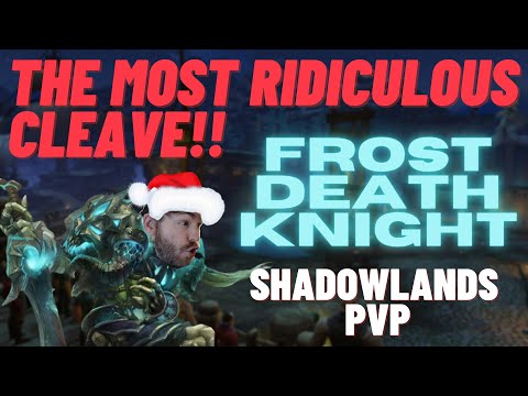 THE MOST RIDICULOUS CLEAVE!! Frost Death Knight Arena Shadowlands PvP 9.0.2