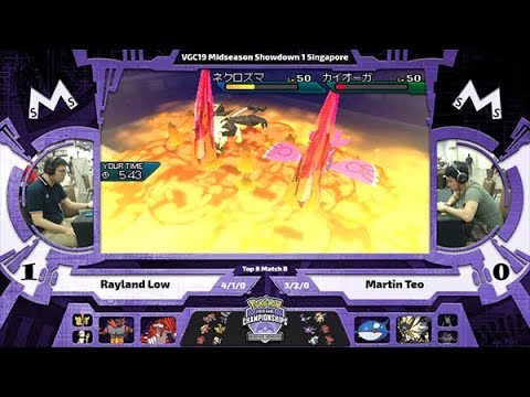 [SG] VGC19 MSS 1 Top 8 (b) - Rayland Low vs Martin Teo