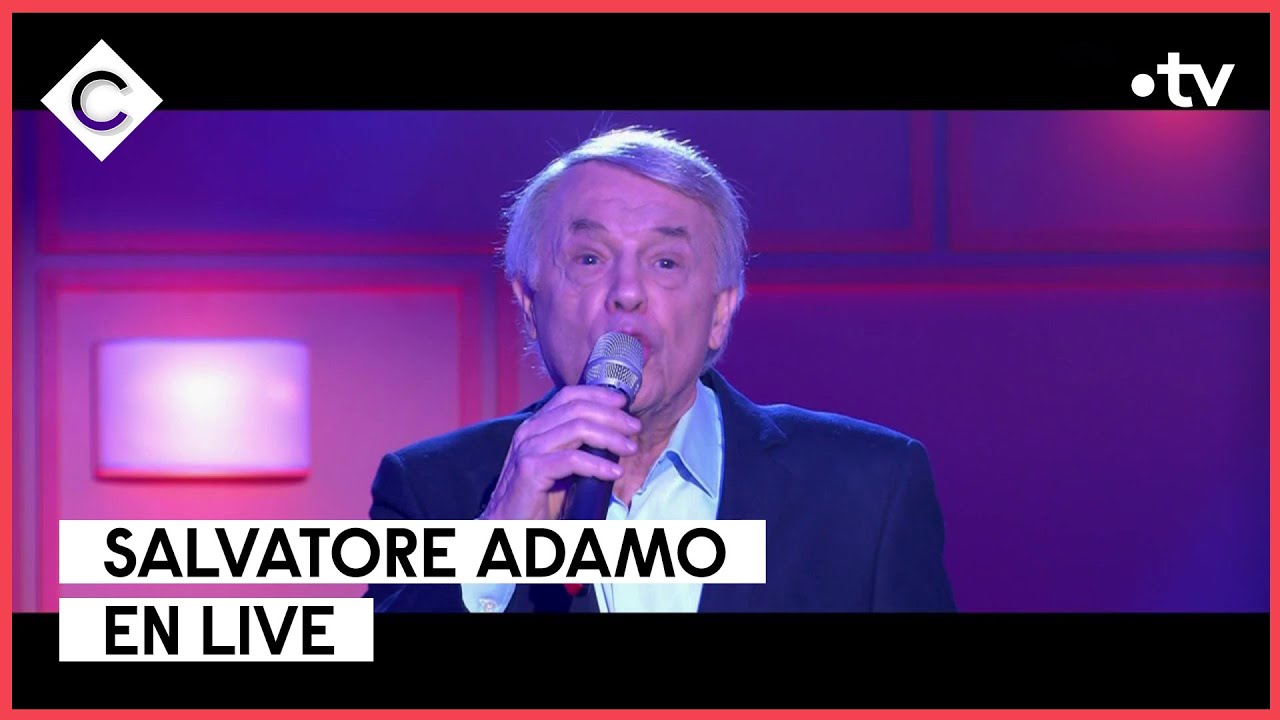 Salvatore Adamo en live sur la scène de C à vous - 26/01/2023