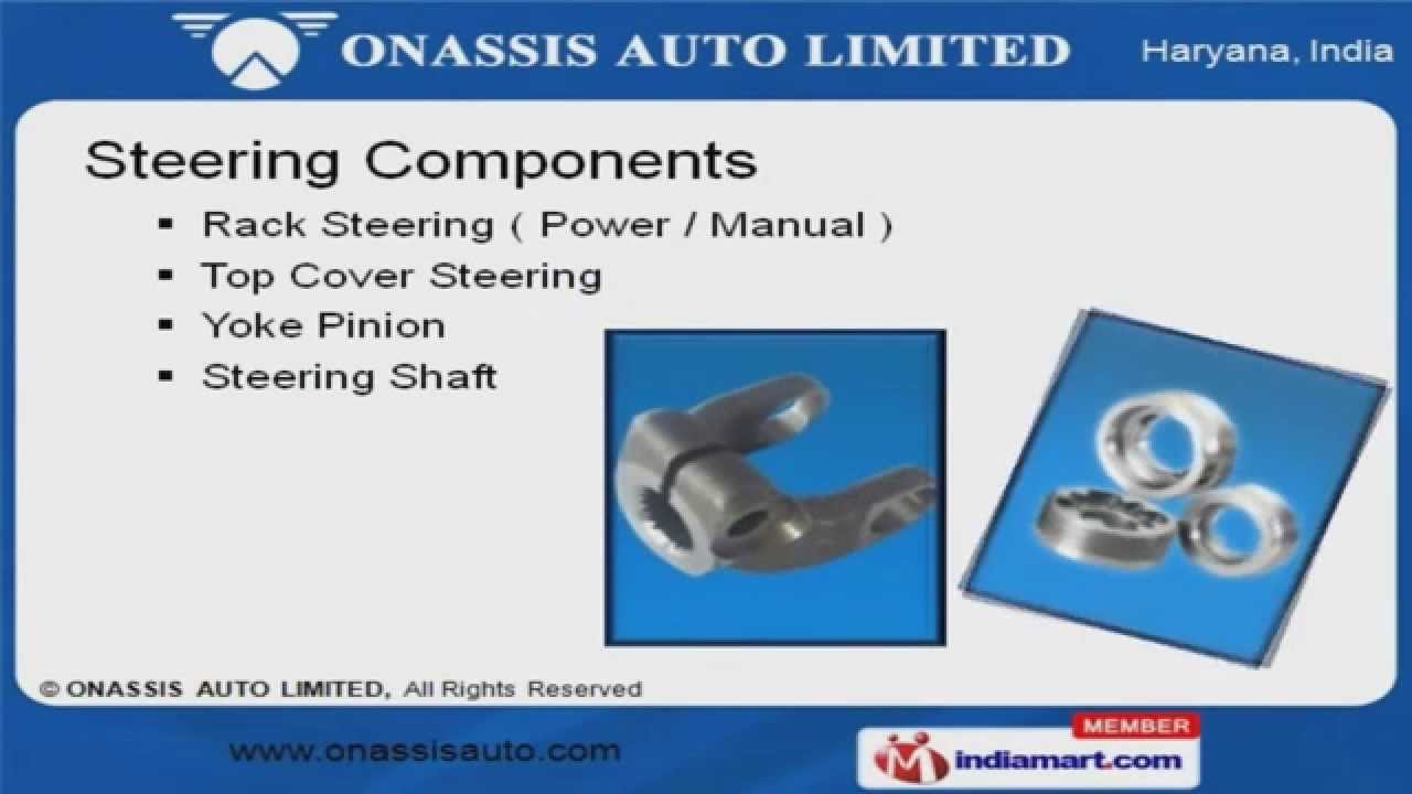 Automotive Components by Onassis Auto Limited, Gurgaon
