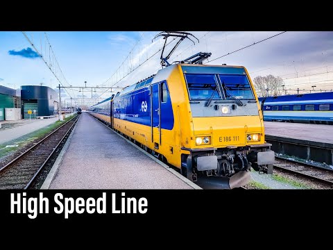 Train Cab Ride NL / HSL / Watergraafsmeer - Amsterdam - Breda / TRAXX Intercity / May 2019