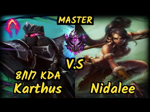 XL Caedrel (KARTHUS) vs NIDALEE - 8/1/7 KDA JUNGLE GAMEPLAY - EUW Ranked MASTER