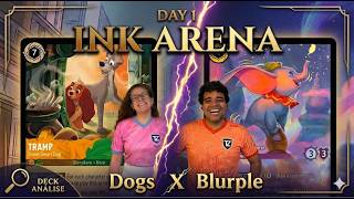 INK ARENA #1 | 🟡🟢 DOGS x 🔵🟣 BLURPLE