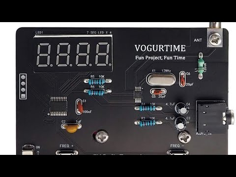 VOGURTIME FM Radio Transmitter DIY Kit (Step by Step) Video