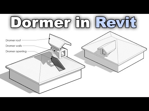 Dormer in Revit Tutorial (Revit Roofs Tutorial)