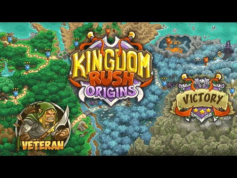 Kingdom Rush Origins FULL GAME | Veteran | 3 Stars | No Lives Lost
