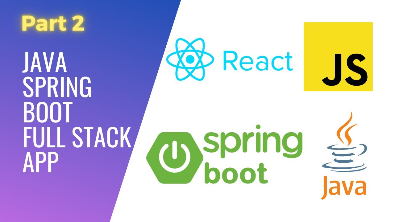 Java Spring Boot + React JS (Full Stack Web Application) (Part II)