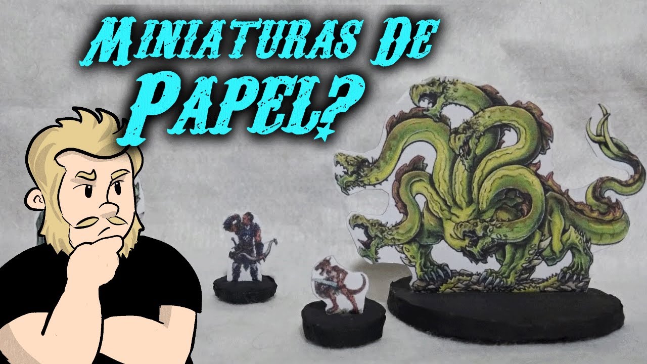 DIY - Faça suas próprias miniaturas de papel