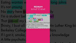the legend Redman on Dunfiato 🔥 #Shorts #Rhyming #RhymeScheme #Rhymes #hiphop #Lyricist