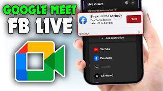 How to Google Meet Live Streaming on Facebook (2026)
