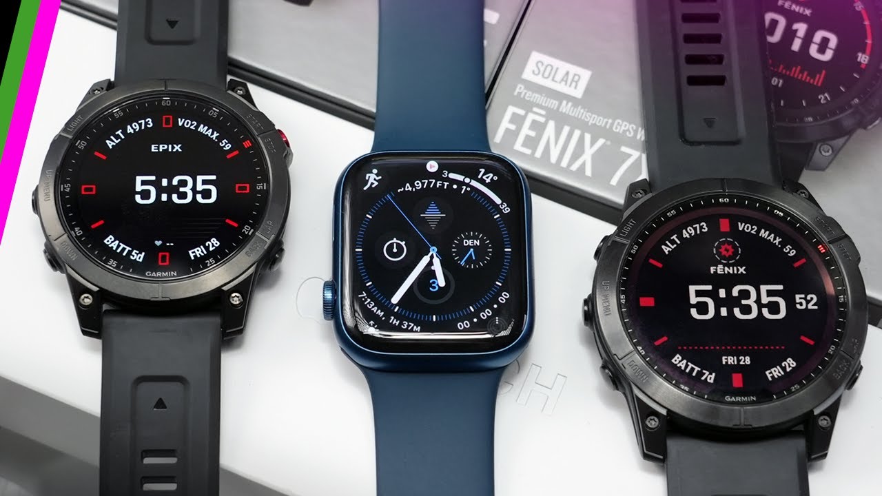 Apple Watch Series 7 vs Garmin Fenix 7 / Epix  - An Even More Unfair Comparison ...Or is it?