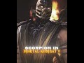Scorpion In MK1 Vs MK9 4K Mortal Kombat Shorts