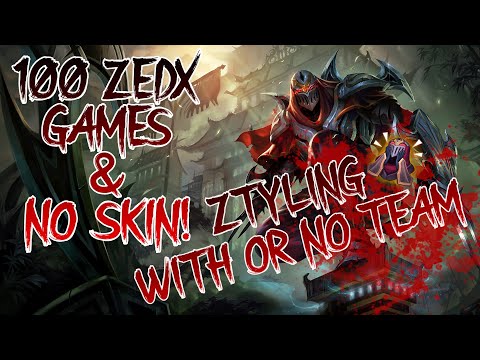 100 ZED GAMES/100 MATCHES-CLAZZIC ZED SPECIAL #12-QIYANA MATCH, BUT ASHE MENTAL IZZUES!
