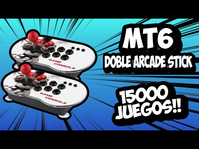 Vídeo relacionado con Maquina Arcade Inalambrica. Consola Arcade Que Incluye 6 Botones por Jugador, 2 joysticks Estilo Posibilidad de añadir Juegos Guardado de Partida (Snow)