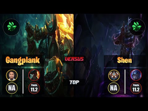 Impact GANGPLANK (Top) [Grasp of the Undying] VS SHEN - Challenger NA Patch 11.2