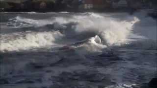 Turbulent seas, 1st February 2015 Eyemouth and St Abbs following Northerly gales overnight