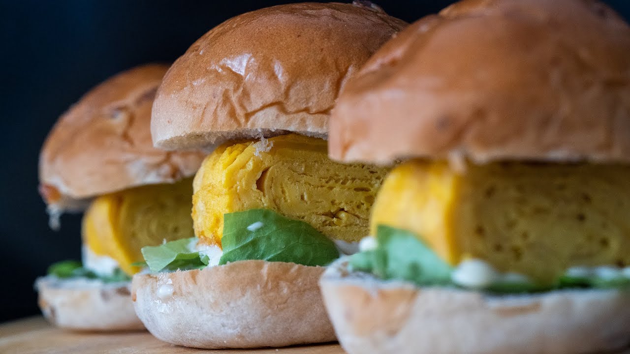厚焼き玉子サンドの作り方