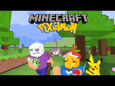 Insane Minecraft video: Two noobs play Pokemon!