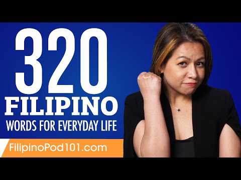 320 Filipino Words for Everyday Life - Basic Vocabulary #16