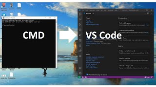How to open VS Code in Current Folder using Command Prompt
