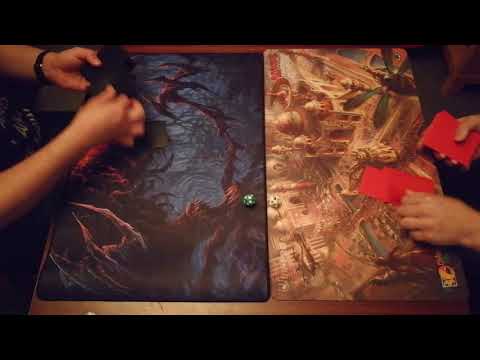 MtG Red/Black/Blue pirates vs Red/White vehicles