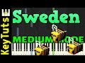 Sweden from Minecraft - Medium Mode [Piano Tutorial] (Synthesia)