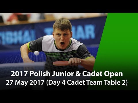 2017 ITTF Polish Junior & Cadet Open - Day 4 (Cadet Team QF) Table 2
