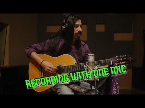 Recording A Whole Song With One Microphone! Warm Audio WA-47JR recording.