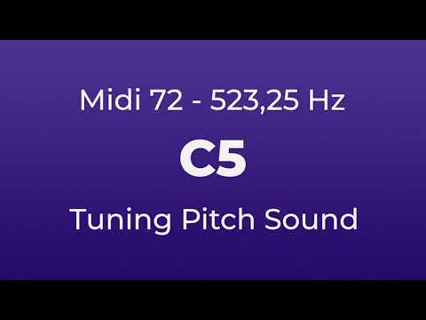 C5 Tuning Pitch | 523,25 Hz | Midi Key 72