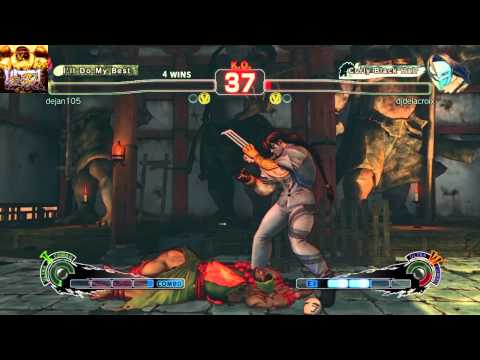 Taj Garou (Akuma) vs Delacroix (Vega) | USF4 Online Matches