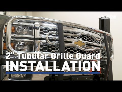 LUVERNE Install: 2" Tubular Grille Guard on Chevy Silverado 1500 - 331443-331610, 341443-341610