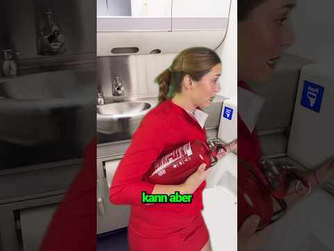 😱 Fire alarm goes off on the plane 🤯 #shorts