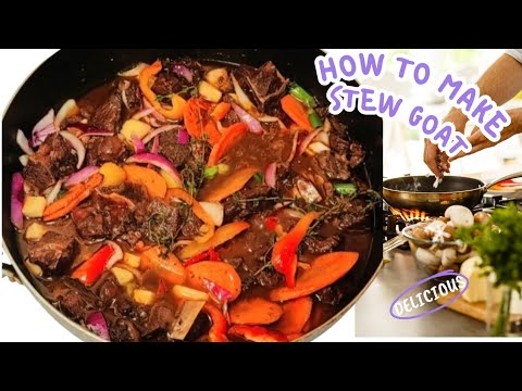 Jamaican Stewed Goat Recipe | Easy & Flavorful Goat Meat Stew!