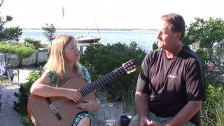 On The Beach with Muriel Anderson Part 2 | Acoustic Snap Shots Video Blog