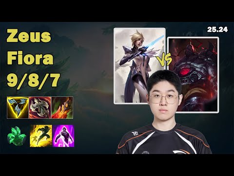 Zeus Fiora Top | Korean Master | Patch 25.24 |