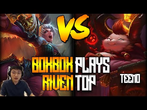 BoxBox plays Riven Top vs Teemo Master Full Game