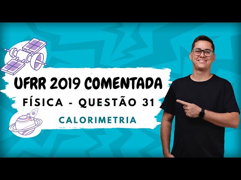 UFRR 2019 - Física - Q. 31 | Duas substâncias A e B são misturadas em um recipi | Profº Wlad Parente