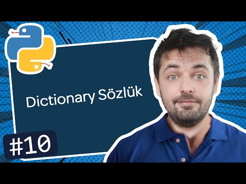 10  Dictionary Sözlük - Python Ders Videoları