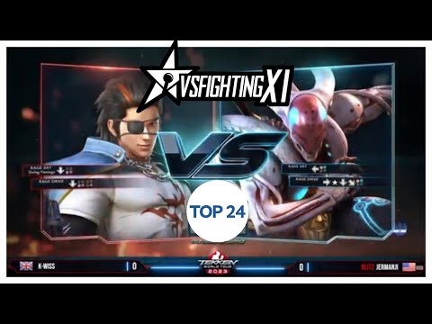 K Wiss vs Jermanji Top 24 VS Fighting XI 2023 Tekken 7