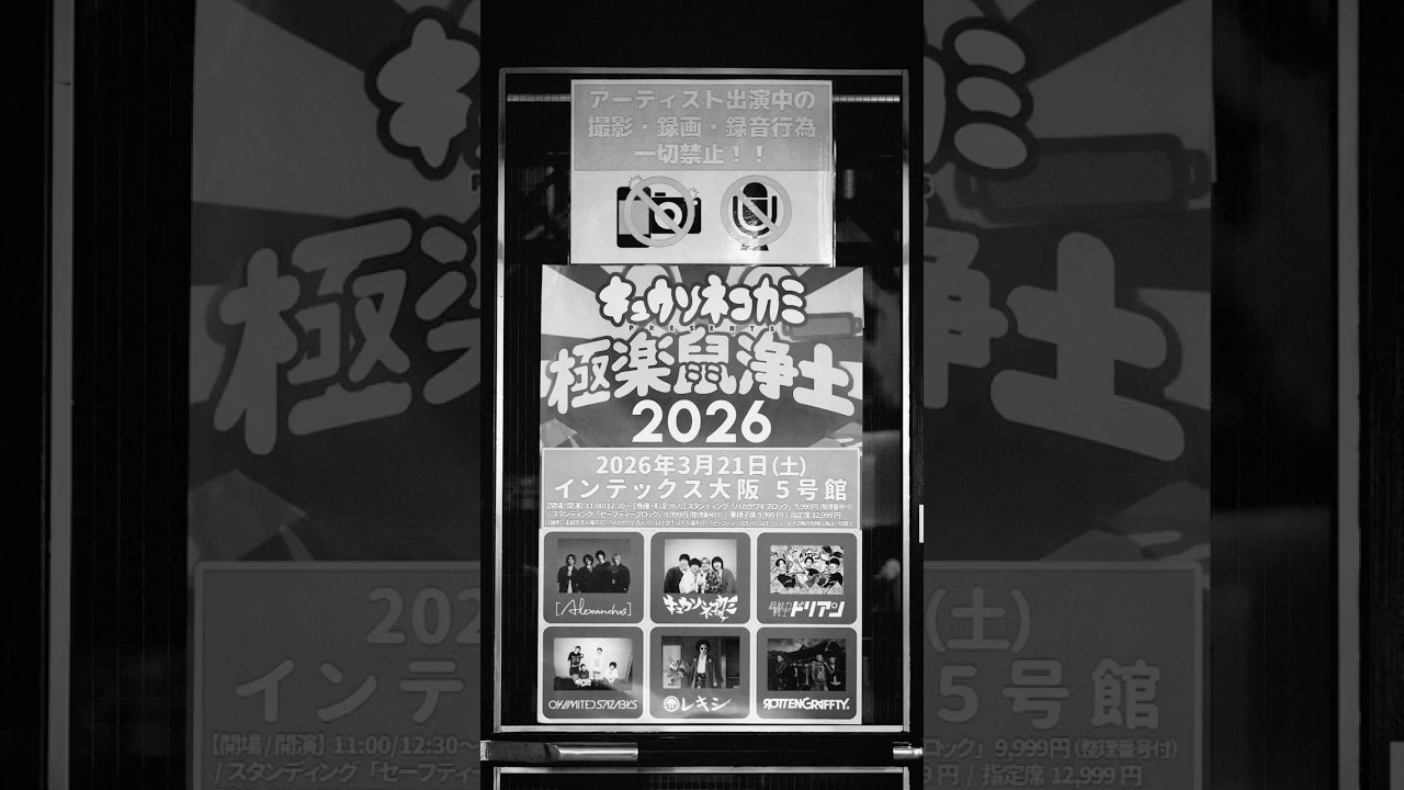 Behind the Scenes｜2026.3.21 極楽鼠浄土2026 #Alexandros #キュウソネコカミ #極楽鼠浄土2026