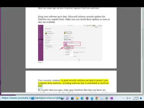 How to protect against OneNote malware?