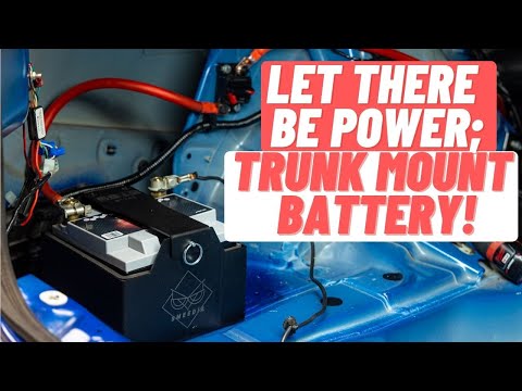 Trunk Mount Battery Wiring; Let there be POWER!